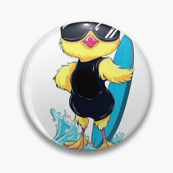 Item preview, Surf Chick - Cool Girl Chicken Surfing Design designed and sold by SpendieSellers.