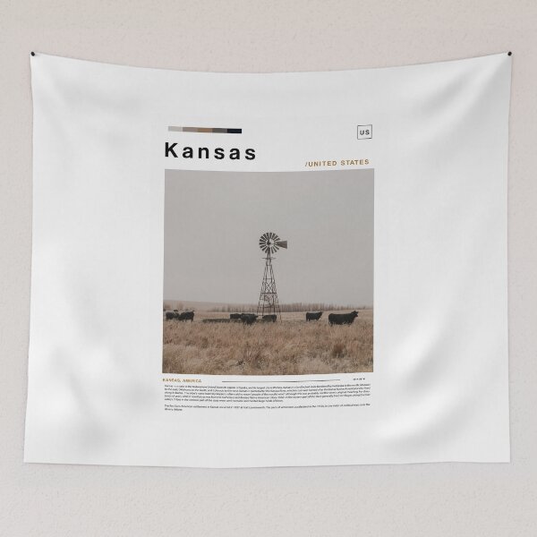 Item preview, Kansas poster landscape designed and sold by paulrommer.