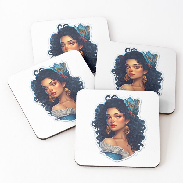 Item preview, Latina Queen Latina Princess Wearing Blue designed and sold by PrincessJessieJ.