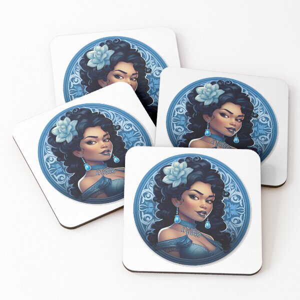 Item preview, Latina Queen Latina Princess Wearing Blue designed and sold by PrincessJessieJ.