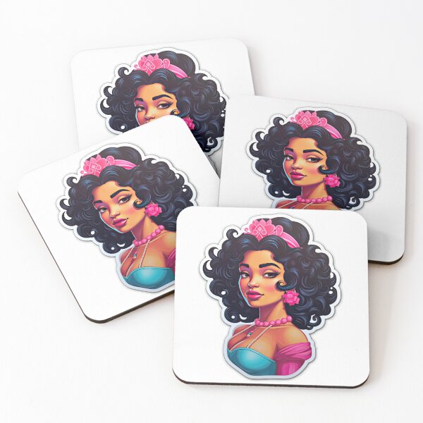 Item preview, Latina Queen Latina Princess Wearing Blue and Pink designed and sold by PrincessJessieJ.