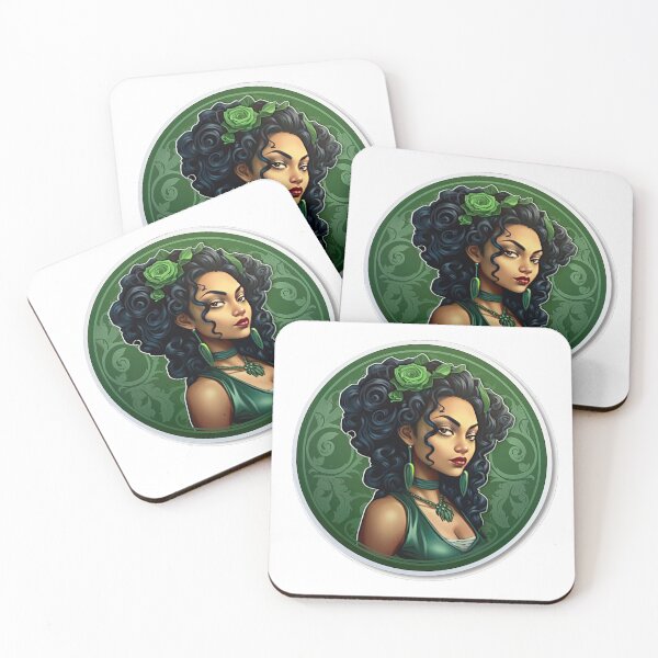 Item preview, Latina Queen Latina Princess Wearing Green designed and sold by PrincessJessieJ.