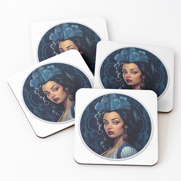 Item preview, Latina Queen Latina Princess Wearing Blue designed and sold by PrincessJessieJ.