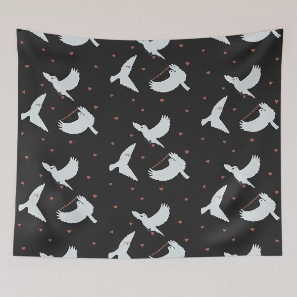 Item preview, Doves and Hearts designed and sold by Amy Hadden.