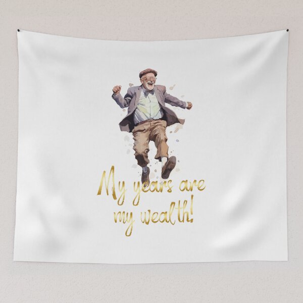 Item preview, My years are my wealth! designed and sold by CatCoconut-Art.