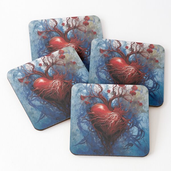Item preview, Mystical Emotions - Heart in Paint Splatters designed and sold by Piotrek0001.