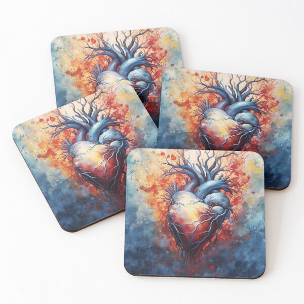 Item preview, Mystical Emotions - Heart in Paint Splatters designed and sold by Piotrek0001.