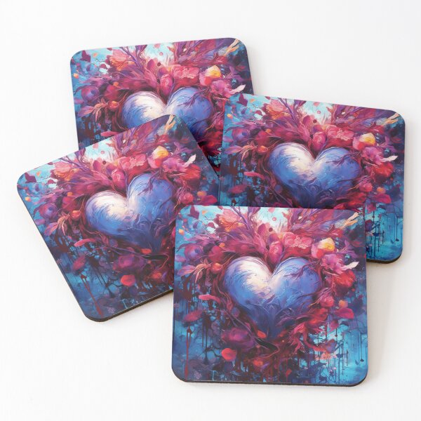 Item preview, Mystical Emotions - Heart in Paint Splatters designed and sold by Piotrek0001.