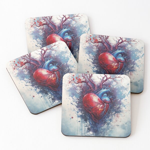 Item preview, Mystical Emotions - Heart in Paint Splatters designed and sold by Piotrek0001.