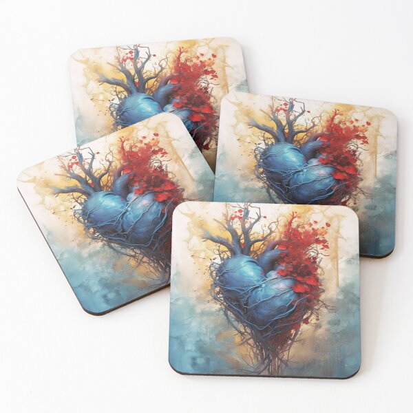 Item preview, Mystical Emotions - Heart in Paint Splatters designed and sold by Piotrek0001.