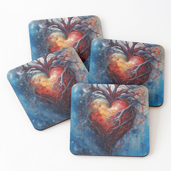 Item preview, Mystical Emotions - Heart in Paint Splatters designed and sold by Piotrek0001.