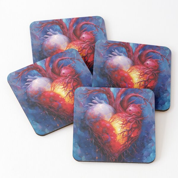 Item preview, Mystical Emotions - Heart in Paint Splatters designed and sold by Piotrek0001.