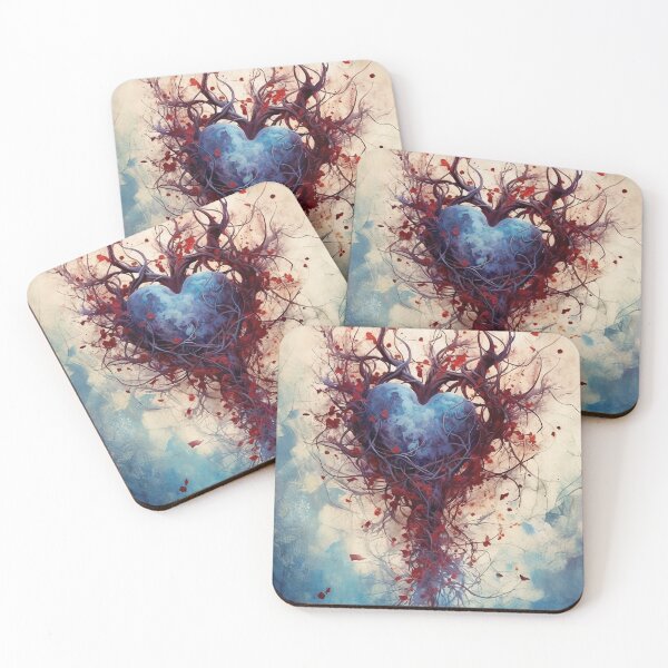 Item preview, Mystical Emotions - Heart in Paint Splatters designed and sold by Piotrek0001.