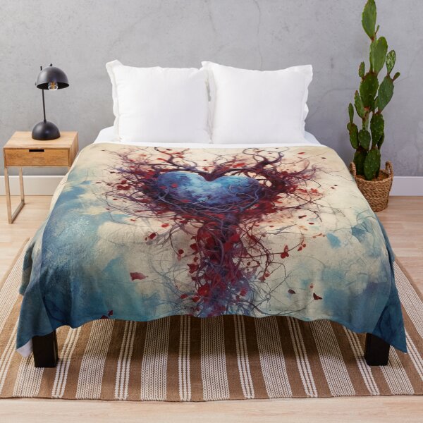 Aperçu de l'œuvre Mystical Emotions - Heart in Paint Splatters créée et vendue par Piotrek0001.