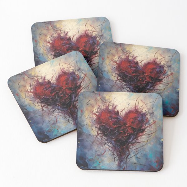 Item preview, Mystical Emotions - Heart in Paint Splatters designed and sold by Piotrek0001.