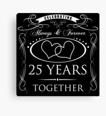 25th Anniversary Canvas Print