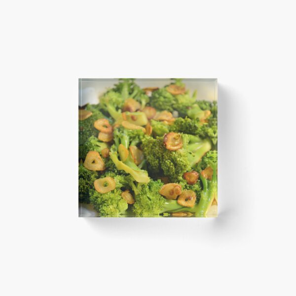 Item preview, Braised Broccoli with Fried Garlic designed and sold by ANA LEMGRUBER.