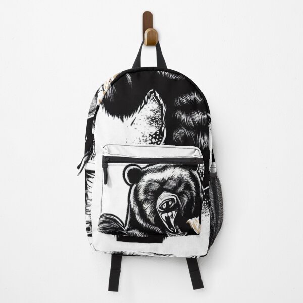 Item preview, Bear Puncher - Crazy Man Fighting Grizzly Bear Design designed and sold by SpendieSellers.