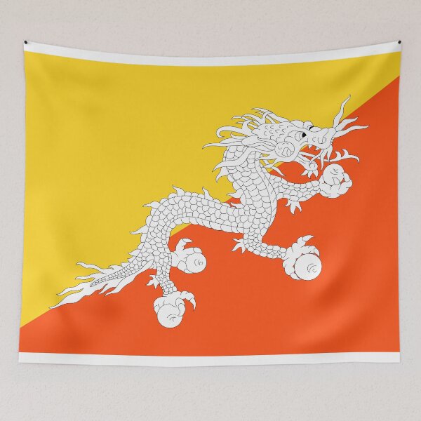 Item preview, Flag of Bhutan designed and sold by Inimma.
