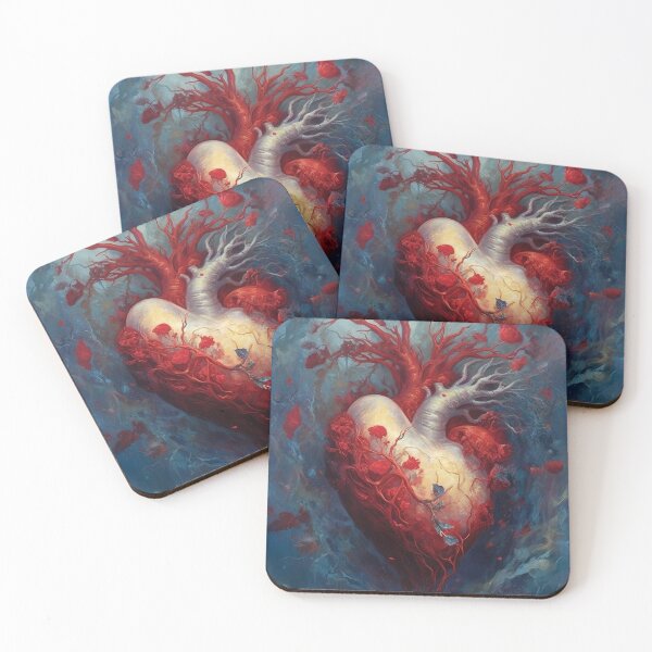 Item preview, Mystical Emotions - Heart in Paint Splatters designed and sold by Piotrek0001.
