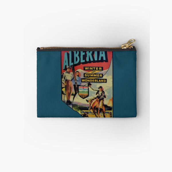 Item preview, Alberta AB Canada Vintage Travel Decal  designed and sold by DritiMaloy.