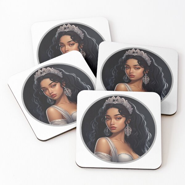 Item preview, Latina Queen Latina Princess Wearing White designed and sold by PrincessJessieJ.