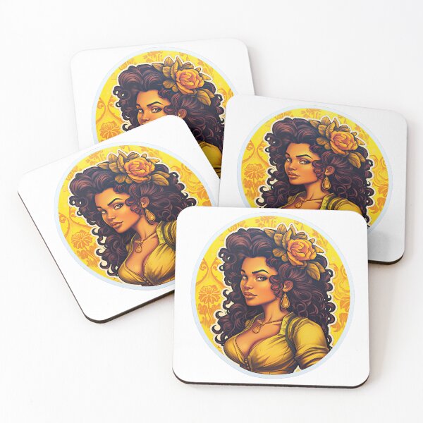 Item preview, Latina Queen Latina Princess Wearing Yellow designed and sold by PrincessJessieJ.