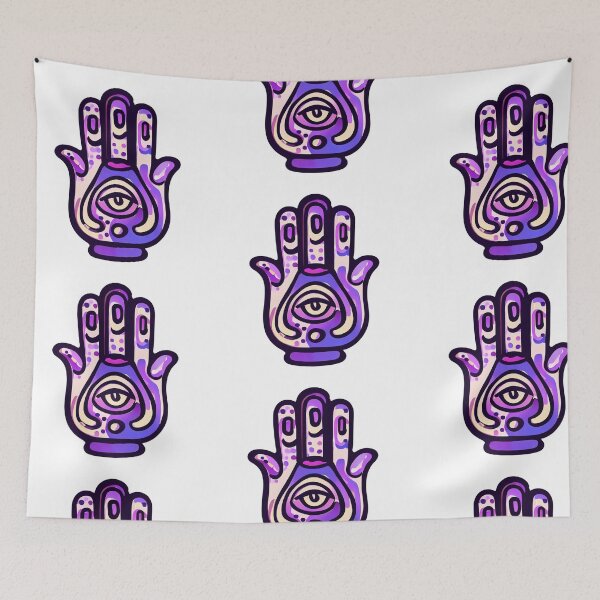 Item preview, Hamsa morado místico designed and sold by Liscar95.