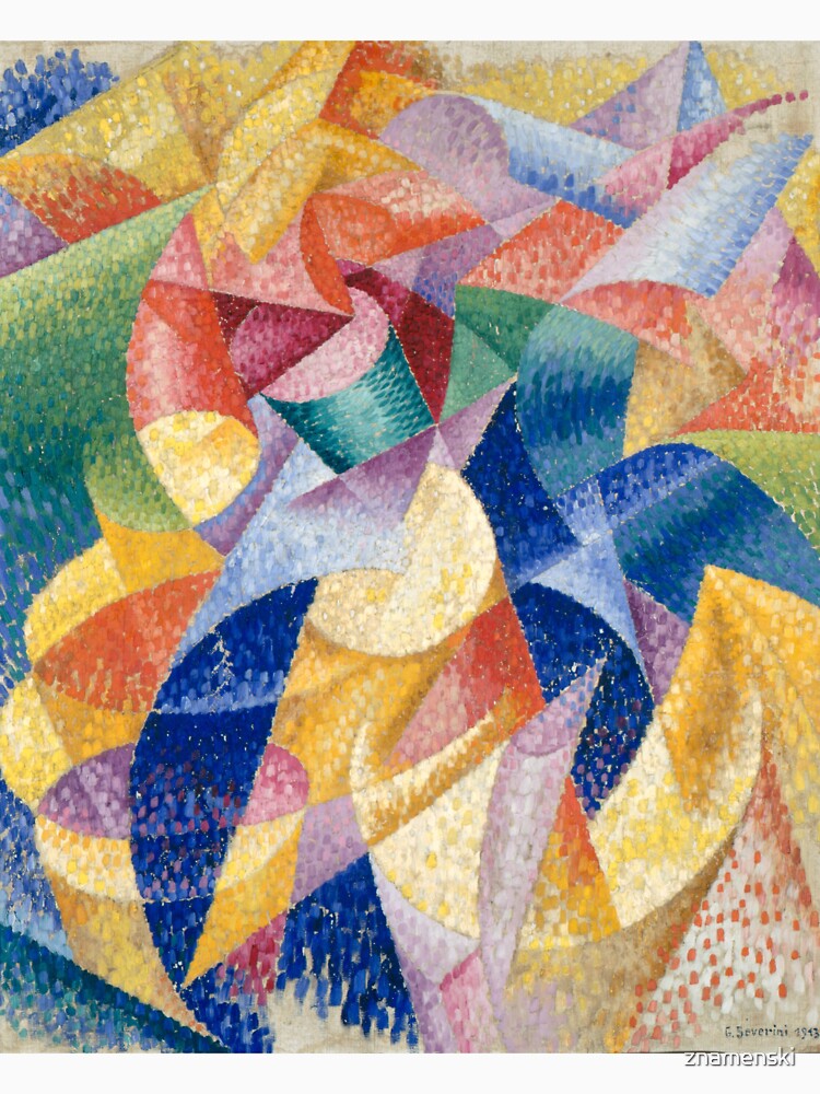 artist, painter, craftsman, Gino Severini, futurism, futurist, art by znamenski