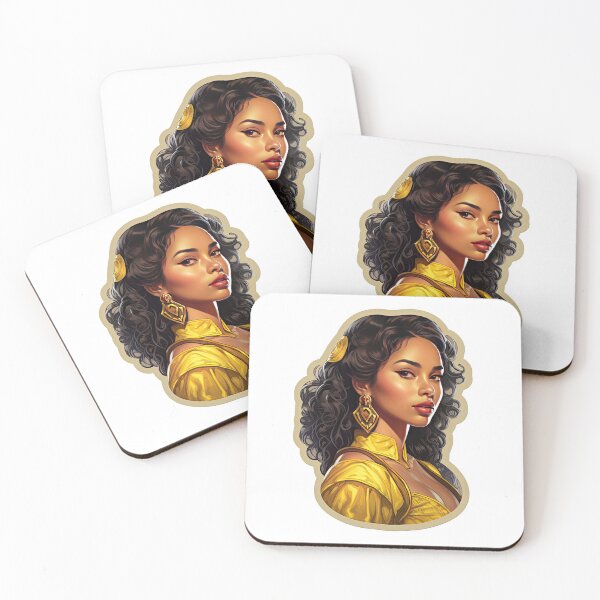 Item preview, Latina Queen Latina Princess Wearing Yellow designed and sold by PrincessJessieJ.