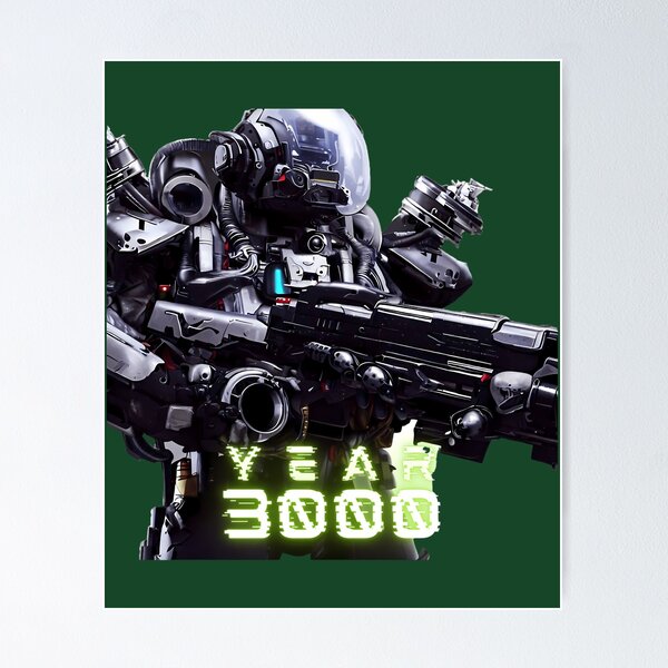 Item preview, A lone futuristic soldier   	 designed and sold by zfauavkjsz92.