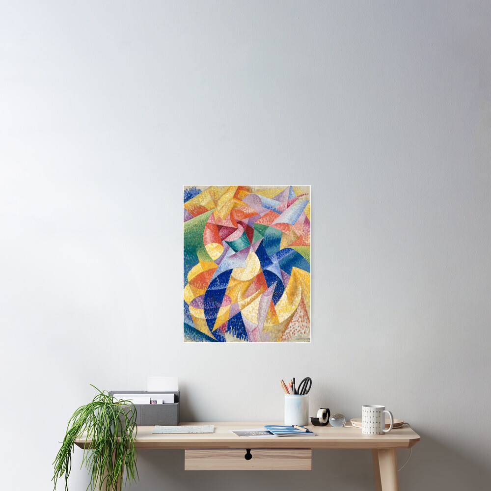 artist, painter, craftsman, Gino Severini, futurism, futurist, art Poster