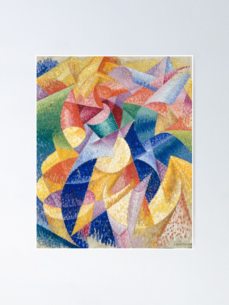 Alternate view of artist, painter, craftsman, Gino Severini, futurism, futurist, art Poster