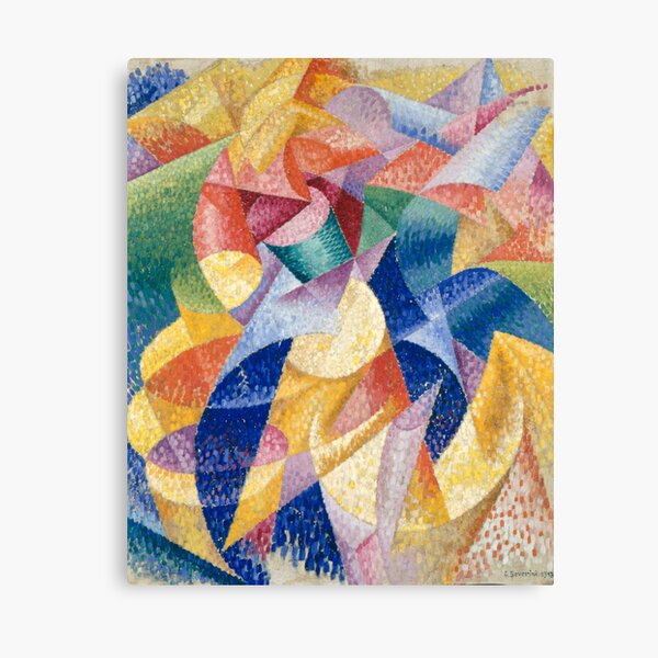 artist, painter, craftsman, Gino Severini, futurism, futurist, art Canvas Print