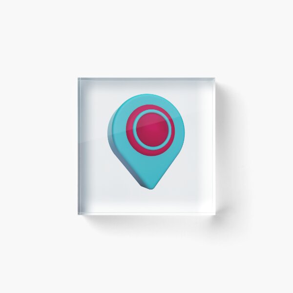 Item preview, Sky Blue map pointer or location pin  designed and sold by Hammadalikhn.