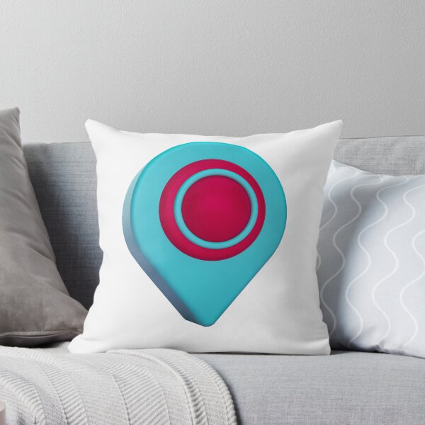 Item preview, Sky Blue map pointer or location pin  designed and sold by Hammadalikhn.