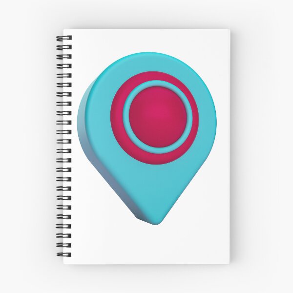 Item preview, Sky Blue map pointer or location pin  designed and sold by Hammadalikhn.