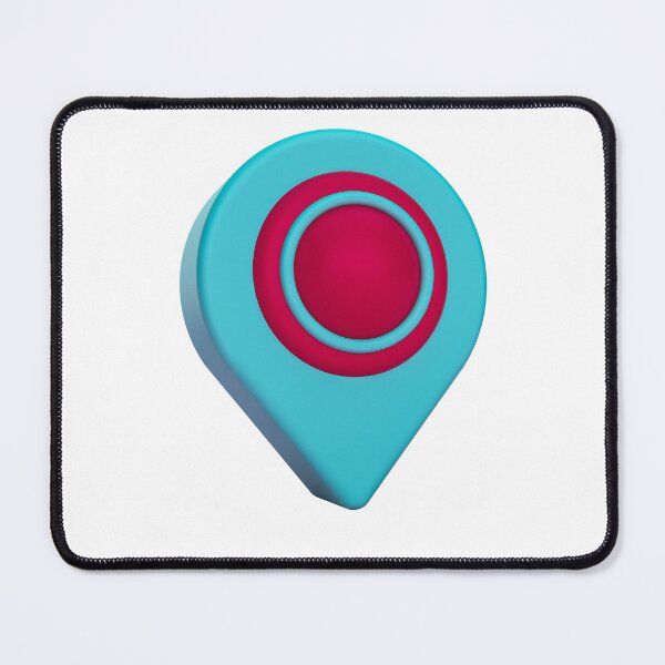 Item preview, Sky Blue map pointer or location pin  designed and sold by Hammadalikhn.
