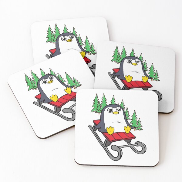 Item preview, Penguin On Sled designed and sold by AMERICANCHEEZ.