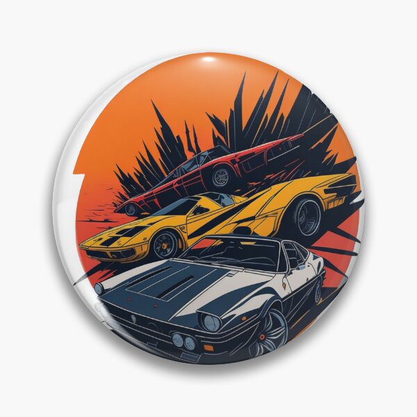 Item preview, Vintage Car Power and Speed - Retro Art Print designed and sold by Dream369.