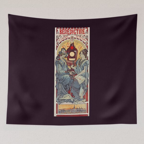 Item preview, BENEDICTINE LIQUEUR Alphonse Mucha   	 designed and sold by lzaevwzrxs60.
