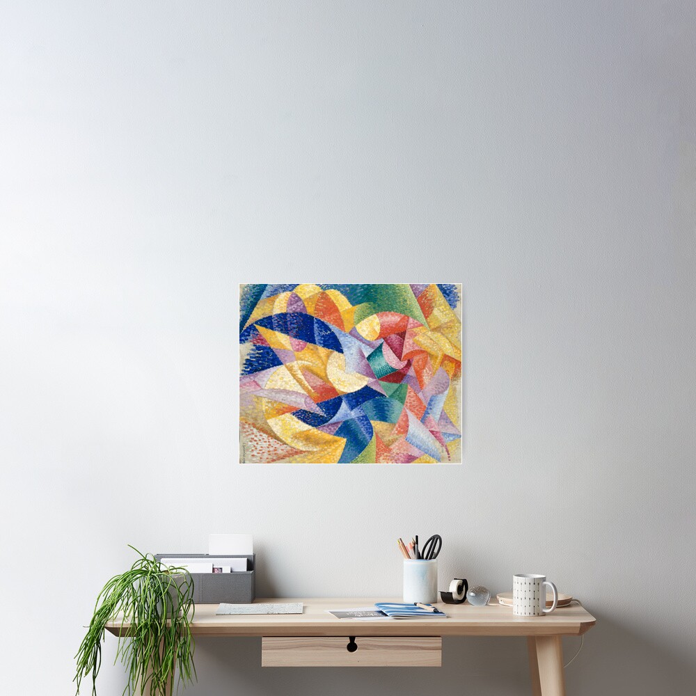 #Artist, #painter, #craftsman, #Gino #Severini, #futurism, #futurist, #art, #GinoSeverini Poster
