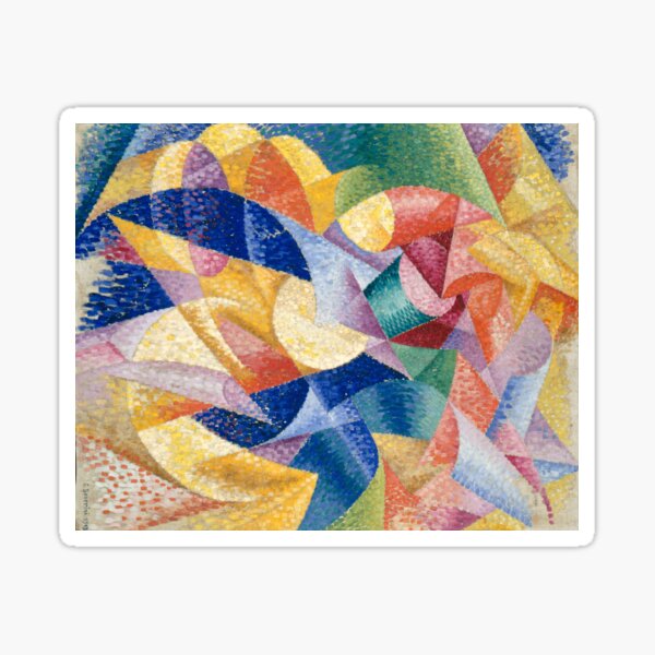 #Artist, #painter, #craftsman, #Gino #Severini, #futurism, #futurist, #art, #GinoSeverini Sticker