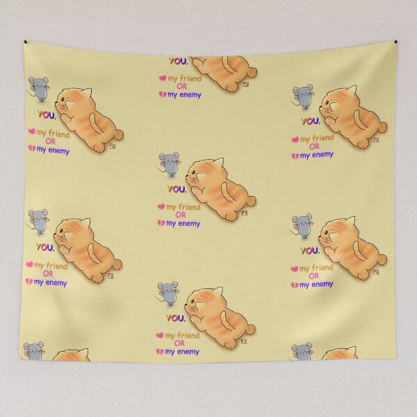 Item preview, Cat lover | mouse lover - You, my friend or my enemy designed and sold by FennyWijayaMomo.