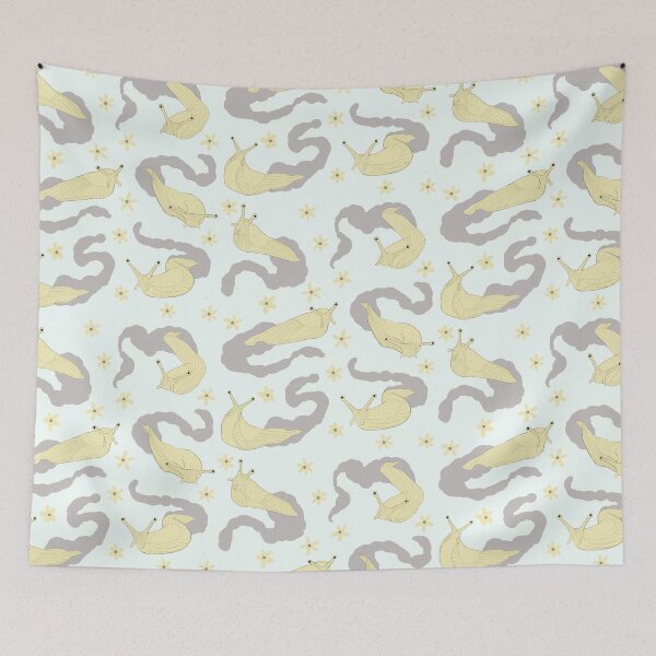 Item preview, Banana Slugs with Swirly Slime Trails designed and sold by Amy Hadden.