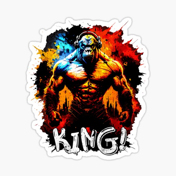 King Gorilla #037 - King Gorilla - Graffiti Minimalist Pop Art