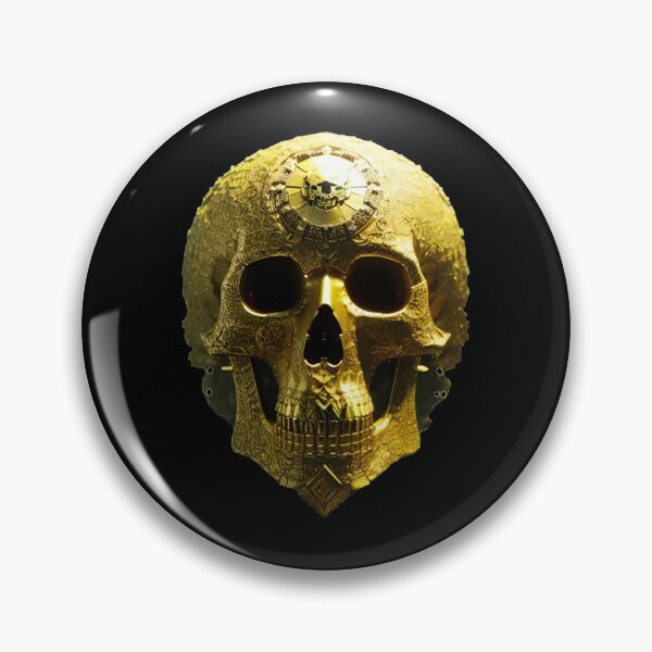 Item preview, Ornamented golden skull designed and sold by MadinaFatt.