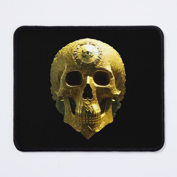 Item preview, Ornamented golden skull designed and sold by MadinaFatt.