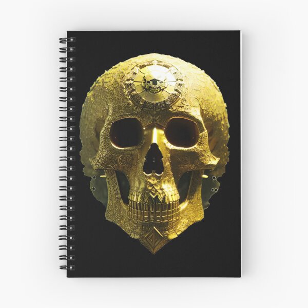 Item preview, Ornamented golden skull designed and sold by MadinaFatt.