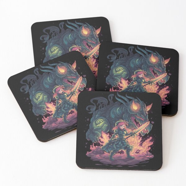 Item preview, Manga Warrior's Quest - Adorable Battles with Monsters designed and sold by Adam Arts.